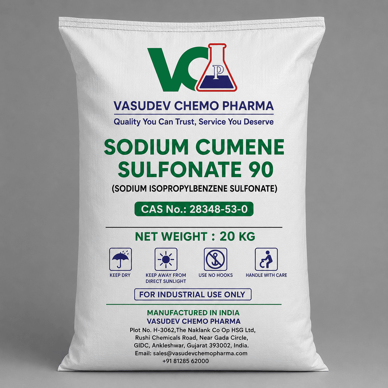 Sodium Cumene Sulfonate 90% (CAS 28348-53-0)